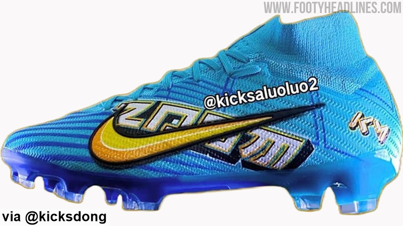 Rò rỉ giày đá bóng Nike Zoom Mercurial Kylian Mbappé 2023-24 Signature 